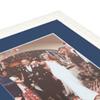 ArtToFrames 11x11 inch Off White Wash on Ash Picture Frame with 2 Inch Single Delft Blue Mat, SingleMat-0151-59504-475-11x11-885 view 4