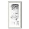 ArtToFrames 9x24 inch Off White Wash on Ash Picture Frame with 2 Inch Single Light Cream Mat, SingleMat-0151-59504-475-9x24-1403 view 1
