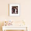 ArtToFrames 9x24 inch Off White Wash on Ash Picture Frame with 2 Inch Single Light Cream Mat, SingleMat-0151-59504-475-9x24-1403 view 3