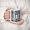 Straight Outta Mountain Brook Alabama (AL) Souvenir Coffee Mug. Funny, I Love City Gift For Men Women Birthday Mothers Day Fathers Day Christmas. 11 Ounces. view 2