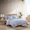 Tommy Bahama - King Quilt Set, Reversible Cotton Bedding with Matching Shams, Coastal Super Soft Bedding Set (Palmday Blue, King) view 2