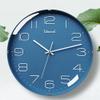 BcofoA Wall Clock,Silent Non-Ticking,Simple Wall Clock Home Living Room Decoration Quartz Clock Bedroom Silent Clock Watch,Decorative for Home/Living Room/Bedroom/Kitchen/Office.(Blue) view 2