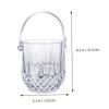 BESTOYARD Wine Cooler Portable Bathtub Clear Tub Clear Plastic Ice Bucket For Parties Chiller Or Classic Wine Bottle Chiller Portable Bath Clear Tub Portable Bathtub view 2