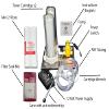 Fermtech Mini 2 Home Pro 10 Inch Cartridge Dual Liquid Filter System, Stainless Steel Wine Beer Mead Kombucha Filter Machine, Mini Jet Hydraulic Filtering Filtration Technology No Spill System view 2