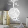 Grafken 3D Moon HumidifierMoon Diffuserdiffusers for Essential Oils 880ML Moon Humidifier, 3-Color LED Night Light USB Portable Suitable for Home, Office, Baby Room,Children's Room view 2