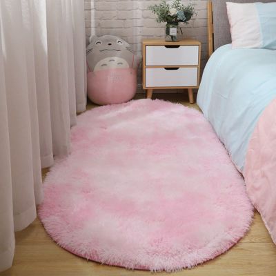 BAILR Non Skid Fluffy Living Room Carpets 3979inch, Carpet for Teen's Room, Extra Soft Comfortable Rug for Bedroom, for Nursery, Kids, Girls Room Decor, Soft Furry Rugs