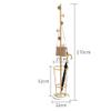 Coat Racks Coat Rack Free Standing, Home Hat Jacket Hanger with Umbrella Holder Coat StandMetal Coat Stand with 6 Hooks Easy to Assemble (Color : E) view 2