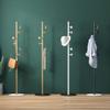 Coat Racks Coat Rack Iron Clothes Hanger with 6 Hooks Floor Standing Coat Hat Racks Entrance Hall Bedroom Clothes Modern Coat Stand 170cm Easy to Assemble (Color : Black and White) view 4