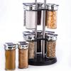 Spice Jar, Spice Rack Set, 17 pc-Spice jars-Spice rack organizer for cabinet-Spice organizer-Glass jars-Spice containers-Spice rack organizer-Seasoning organizer-Glass jars with lids-Spice racks view 2