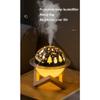 Grafken Cute Humidifier, Creative Colorful Atmosphere Night Light with Projection Function, Small Portable Home Office, Children's Car Air Atomizer (Color : B) view 2