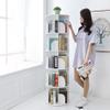 Aifurnkz 360 Rotating Bookshelf,Modern Floor-Standing Bookcases for Small Spaces, Multifunctional Display Organizer Assemble Easily(White) (46x46x65cm(18x18x26inch)) view 2