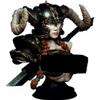 PANGCHENG 1/9 Ancient Fantasy Woman Warrior Bust Resin Figure Miniature Model Kit Unpainted Unassambled view 1