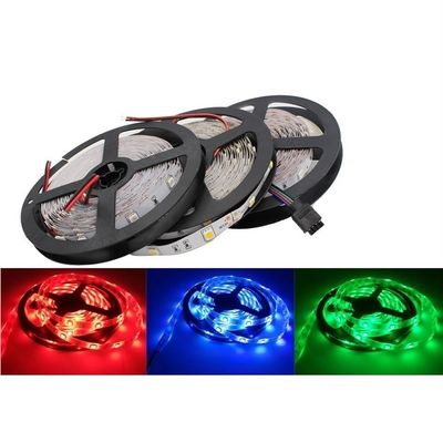 GSYFDZSWZX Fengyan Landscape Lights 5M RGB LED Strip Light 60LEDs/m SMD 5050 300Leds White Warm White Red Blue LED Strip Lamp 12V Waterproof Flexible Tape Rope Stripe LED Street Lamp