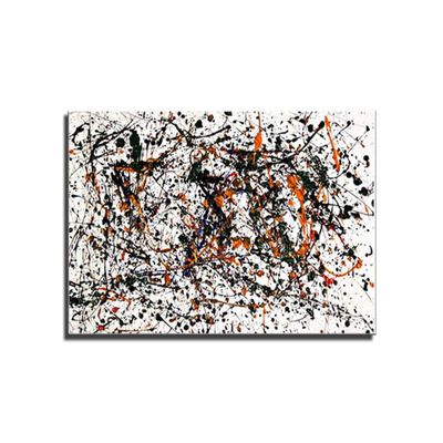 Jackson Pollock-No 15 Canvas Wall Art Print Paitings for Living Room Posters for Bedroom Bathroom Office Artwork(65x97cm 26"x38",Unframed)