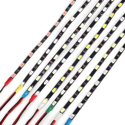 GSYFDZSWZX Fengyan Landscape Lights LED Strip Light IP67 Waterproof 4.7mm 5730 SMD Flexible Fiode Tape Light Black PCB 60leds/m DC12V Led Ribbon LED Street Lamp (Emitting Color : Blue)