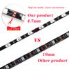 GSYFDZSWZX Fengyan Landscape Lights LED Strip Light IP67 Waterproof 4.7mm 5730 SMD Flexible Fiode Tape Light Black PCB 60leds/m DC12V Led Ribbon LED Street Lamp (Emitting Color : Blue) view 3