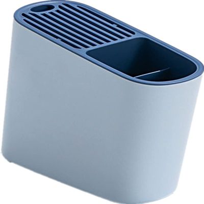 FHYTGBS Drain Chopstick Holder-Multifunctional Fork Spoon Chopsticks Storage Box Tableware Shelf Three Layer Cutlery Drainer Organizer Rack Kitchen (Color : Q)