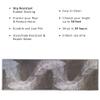 Custom Size Feather Design Gray Color Rubber Backed Non-Slip Hallway Stair Runner Rug Carpet 26 Inch Wide by Your Length 26in x 18ft view 2