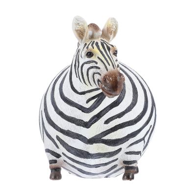 Wakauto 1pc Zebra Resin Animal Desktop Decoration Modern Minimalist Tabletop Ornament for Home Office and Living Room Decor