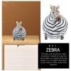 Wakauto 1pc Zebra Resin Animal Desktop Decoration Modern Minimalist Tabletop Ornament for Home Office and Living Room Decor view 2