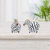 Wakauto 1pc Zebra Resin Animal Desktop Decoration Modern Minimalist Tabletop Ornament for Home Office and Living Room Decor view 3