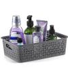 [ 12 Pack ] Plastic Storage Baskets - Small Pantry Organization and Storage Bins - Household Organizers for Laundry Room, Bathrooms, Bedrooms, Kitchens, Cabinets, Countertops, Under Sink or On Shelve view 2