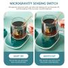 1set Creative Cup Warmer with and Scoop Mug Heating Pad for Use Keeps Drinks Warm Safe and Stylish Design view 3