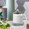 1set Creative Cup Warmer with and Scoop Mug Heating Pad for Use Keeps Drinks Warm Safe and Stylish Design view 4