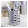 FHYTGBS Stainless Steel Cutlery Holder- Drainer Spoon Fork Chopsticks Storage Basket Rack Kitchen Accessories Tools Organizer view 3