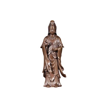 Buddha Statue Brass Buddha Statue Small Sculpture Amitabha Avalokitesvara Bodhisattva Zen Small Buddha Decor Mini Buddha 1.97 Inches Art Deco Gifts (Color : B)