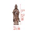 Buddha Statue Brass Buddha Statue Small Sculpture Amitabha Avalokitesvara Bodhisattva Zen Small Buddha Decor Mini Buddha 1.97 Inches Art Deco Gifts (Color : B) view 2