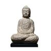 Buddha Statue Buddha Statue Resin Shakyamuni Buddha Statue Retro Plastic Carving Zen Home Handicraft Ornaments 15.16 Inches Art Deco Gifts (Color : A) view 1