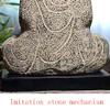 Buddha Statue Buddha Statue Resin Shakyamuni Buddha Statue Retro Plastic Carving Zen Home Handicraft Ornaments 15.16 Inches Art Deco Gifts (Color : A) view 4