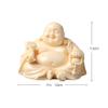Buddha Statue Buddha Statue Ceramic Sculpture Maitreya Laughing Buddha Decoration Creative Car Buddha Decor Home Ornaments 2.95 Inches Art Deco Gifts view 2