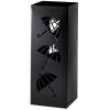 Okllen Metal Umbrella Holder, Square Umbrella Stand Rack for Entryway, 6.3" x 6.3" x 16.5", Black view 1