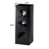 Okllen Metal Umbrella Holder, Square Umbrella Stand Rack for Entryway, 6.3" x 6.3" x 16.5", Black view 2