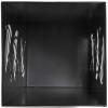 Okllen Metal Umbrella Holder, Square Umbrella Stand Rack for Entryway, 6.3" x 6.3" x 16.5", Black view 4