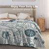 Blanket Throw Retro Treasure Map On The Theme of Travel Flannel Warm Soft Comfortable Fluffy Plush Blankets Living Room Couch Sofa Bed Bedroom Decoration Home Decor 60"X80" view 4