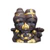 Buddha Statue Ceramic Zen Buddha India Yoga Buddha Statue Shiva Ganesha Vishnu Sitting Buddha Crafts Exquisite Creative Decor (Color : A) view 1