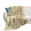 Blanket Throw Treasure Island Map in Hand Drawn Style Flannel Warm Soft Comfortable Fluffy Plush Blankets Living Room Couch Sofa Bed Bedroom Decoration Home Decor 60"X80" view 1