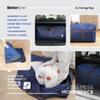 Blue Extra Large Duffel Bag for Traveling - Heavy-Duty 600D Polyester, Waterproof with Reinforced Handles, Holds 100 lbs-Premium Quality Duffle Bag Perfect for Travel & Storage-42" x 16" x 20" Inches view 3