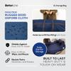 Blue Extra Large Duffel Bag for Traveling - Heavy-Duty 600D Polyester, Waterproof with Reinforced Handles, Holds 100 lbs-Premium Quality Duffle Bag Perfect for Travel & Storage-42" x 16" x 20" Inches view 4