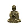 Buddha Statue Mini Portable Zen Buddha Retro Sitting Buddha Hand Sculpture Buddha Exquisite Home Office Desk Deco Gold (Color : A) view 1