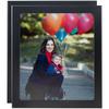 ArtToFrames 24x24 Inch Black Picture Frame, 2 - Pack, This 1.25 inch Custom MDF Poster Frame is Black, Comes with Economy Acrylic (Frame_Pack_2_FRBW72079-24x24) view 1