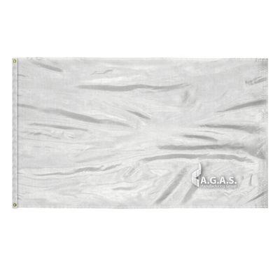 6x10ft Flag Silk Poly- Blank (Warm Red)