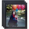 ArtToFrames 18x36 Inch Black Picture Frame, 3 - Pack, This 1.25 inch Custom MDF Poster Frame is Black, Comes with Economy Acrylic (Frame_Pack_3_FRBW72079-18x36) view 1