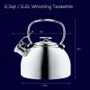 Circulon Stainless Steel Whistling Tea kettle/Teapot With Flip-Up Spout, 2.3 Quart - Silver view 2