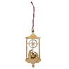 Brown Detailed Laser Cut Wooden Nativity Manger Story Scene Ornament with Red String for Hanging, Wood Religious Holiday Ornaments for Christmas Trees and Gifts, 2.75 Inches view 2