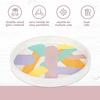 6 Sets of Hammont Wooden Nested Serving Trays - Five Piece Set of Round Shape Wood Trays (30 Trays Total) for Crafts | Circle Kitchen Nesting Trays for Serving Pastries, Snacks, Mini Bars, Chocolate view 3