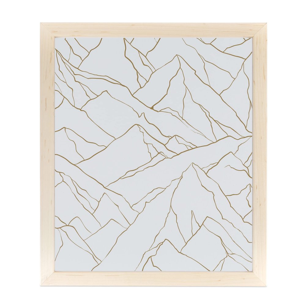 ArtToFrames 8x12 Inch White Picture Frame, This 0.81 Inch Custom Wood Poster Frame is Clear Maple - Comes with Foam Backing 3/16 inch and Regular Glass (FBPL0066-81784-YCLR-8x12)